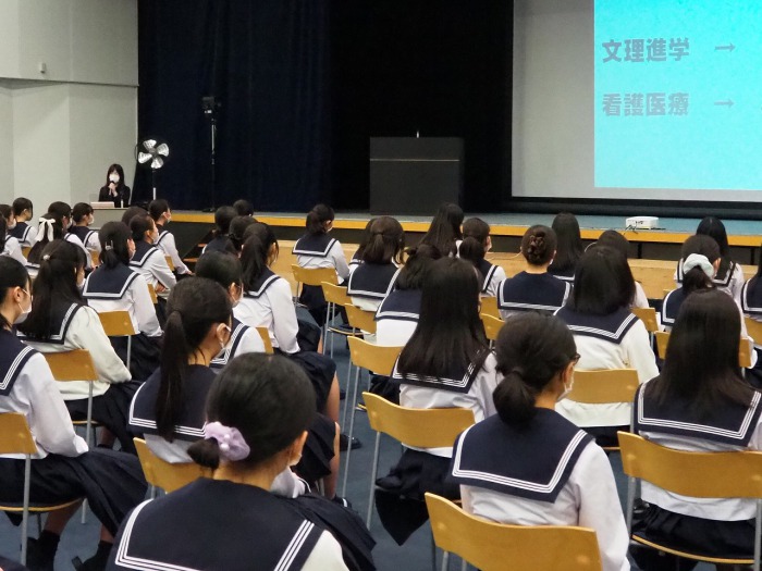 高校１年生　文理進学・看護医療合同コース集会！;