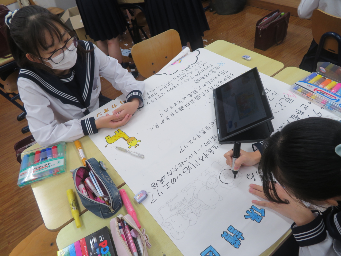 【高３探究（文理進学コース）】蘭祭　世界遺産展;