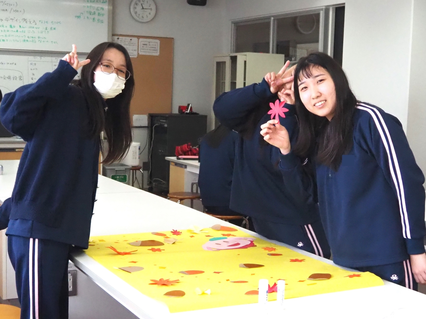 【高3】壁面構成～保育実践～;