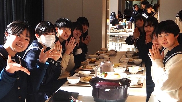 １月２１日（水）のお昼休み;